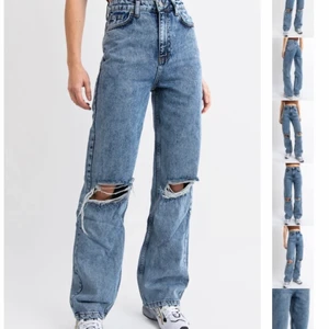Blåa jeans  - Säljer oanvända jeans ifrån madlady i storlek 36