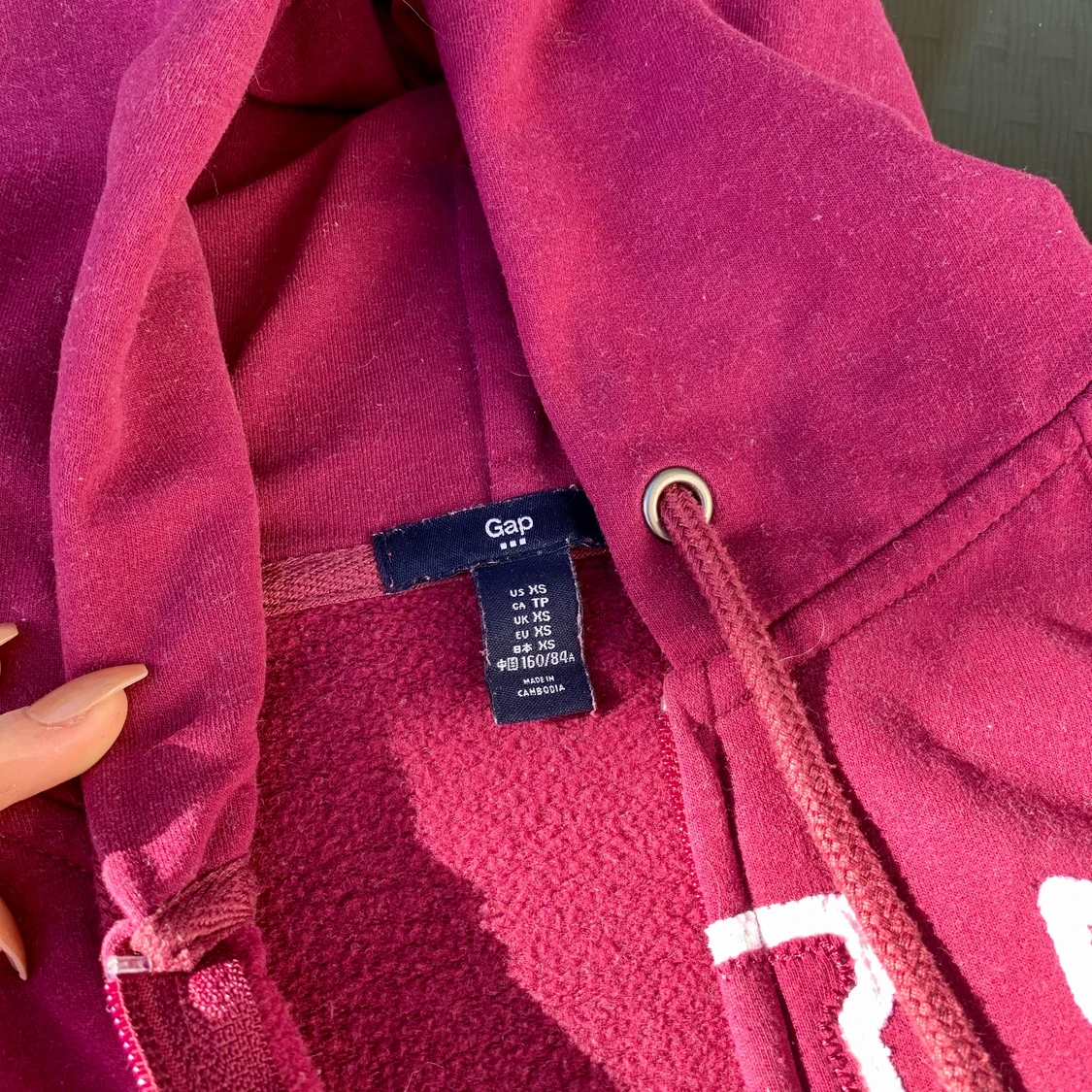 GAP zipper hoodie auberge - 91