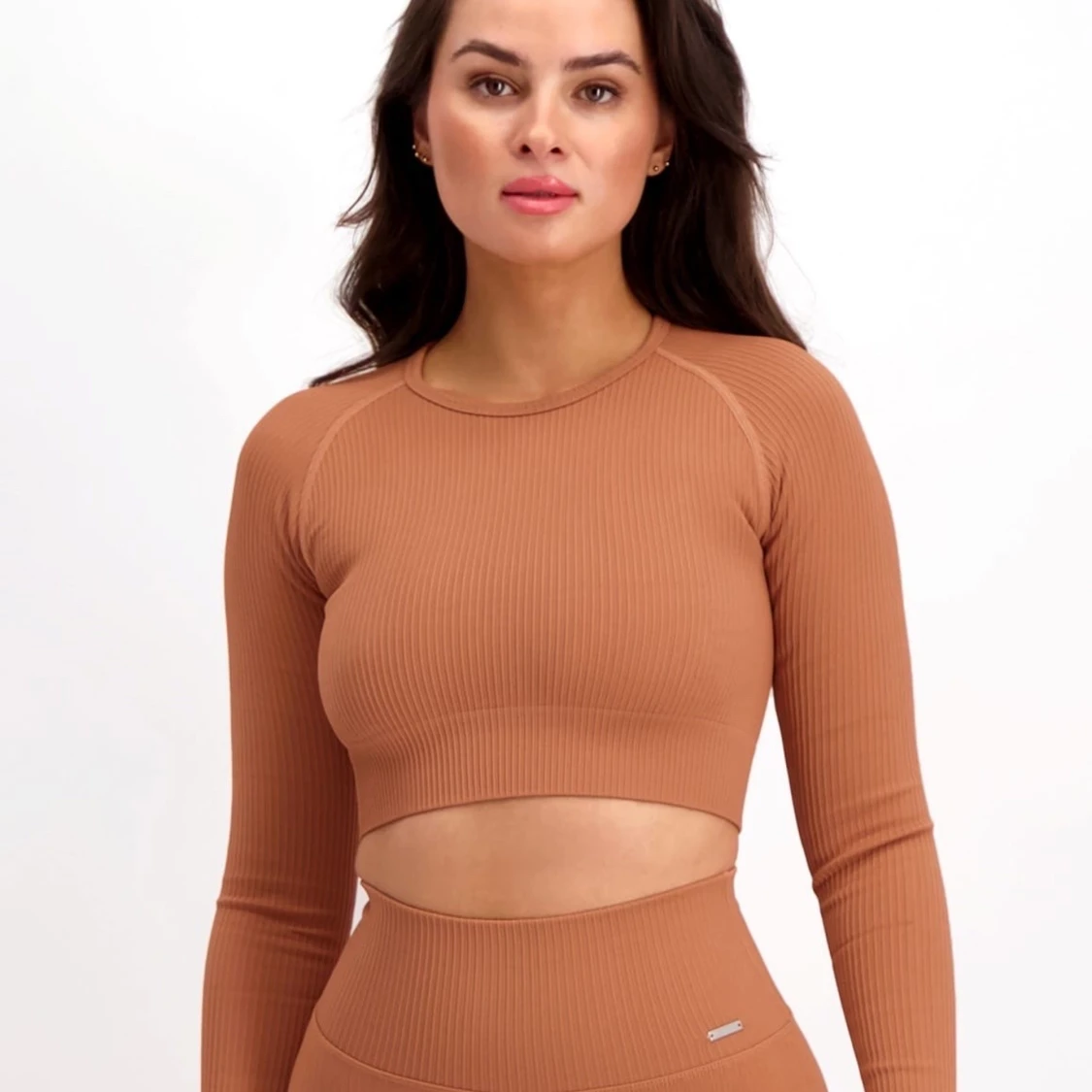 AIM’N crop ribbed top 