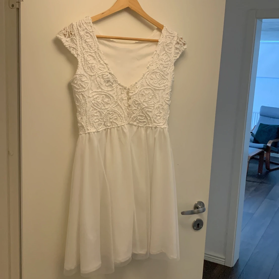 Vit klänning - 90