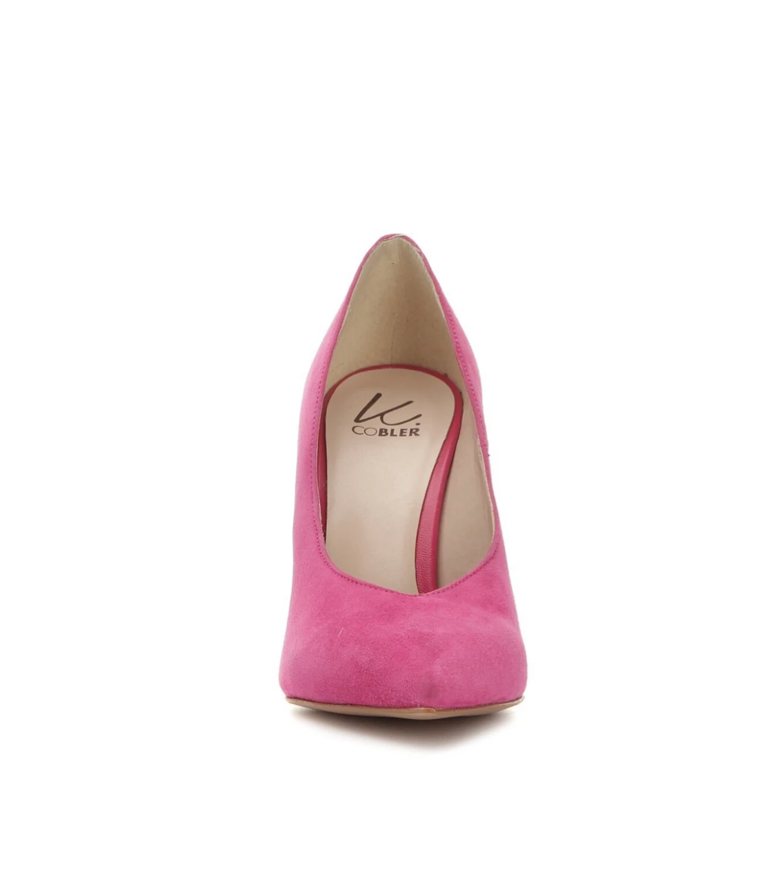 Davie från K.Cobler, pumps i cerise mocka  - 90