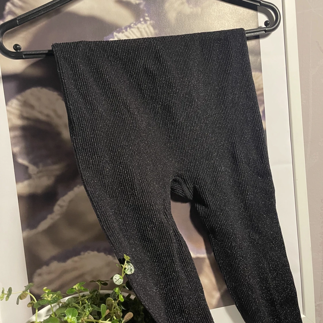 Glittery leggings from Zara 