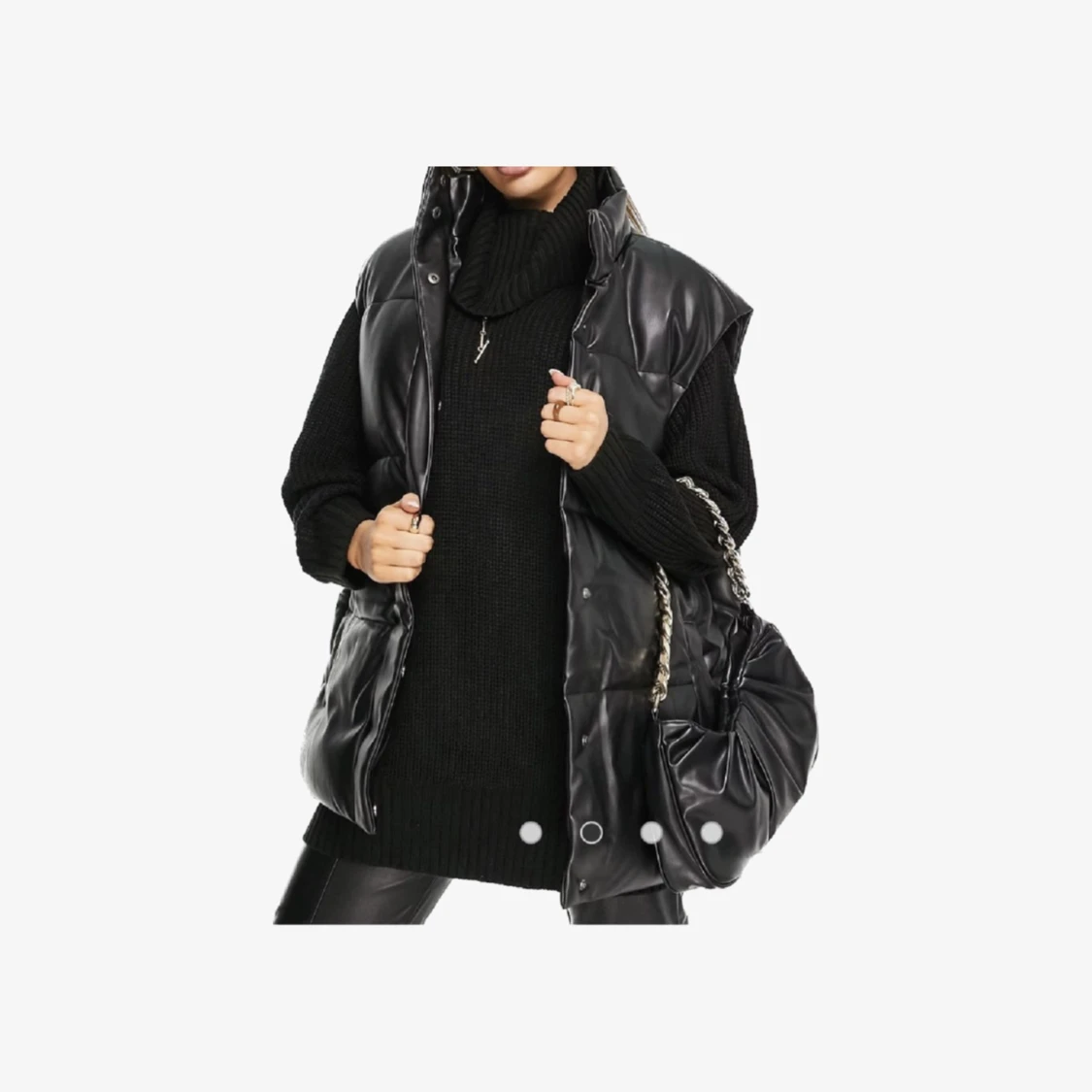 Väst i läderimitation