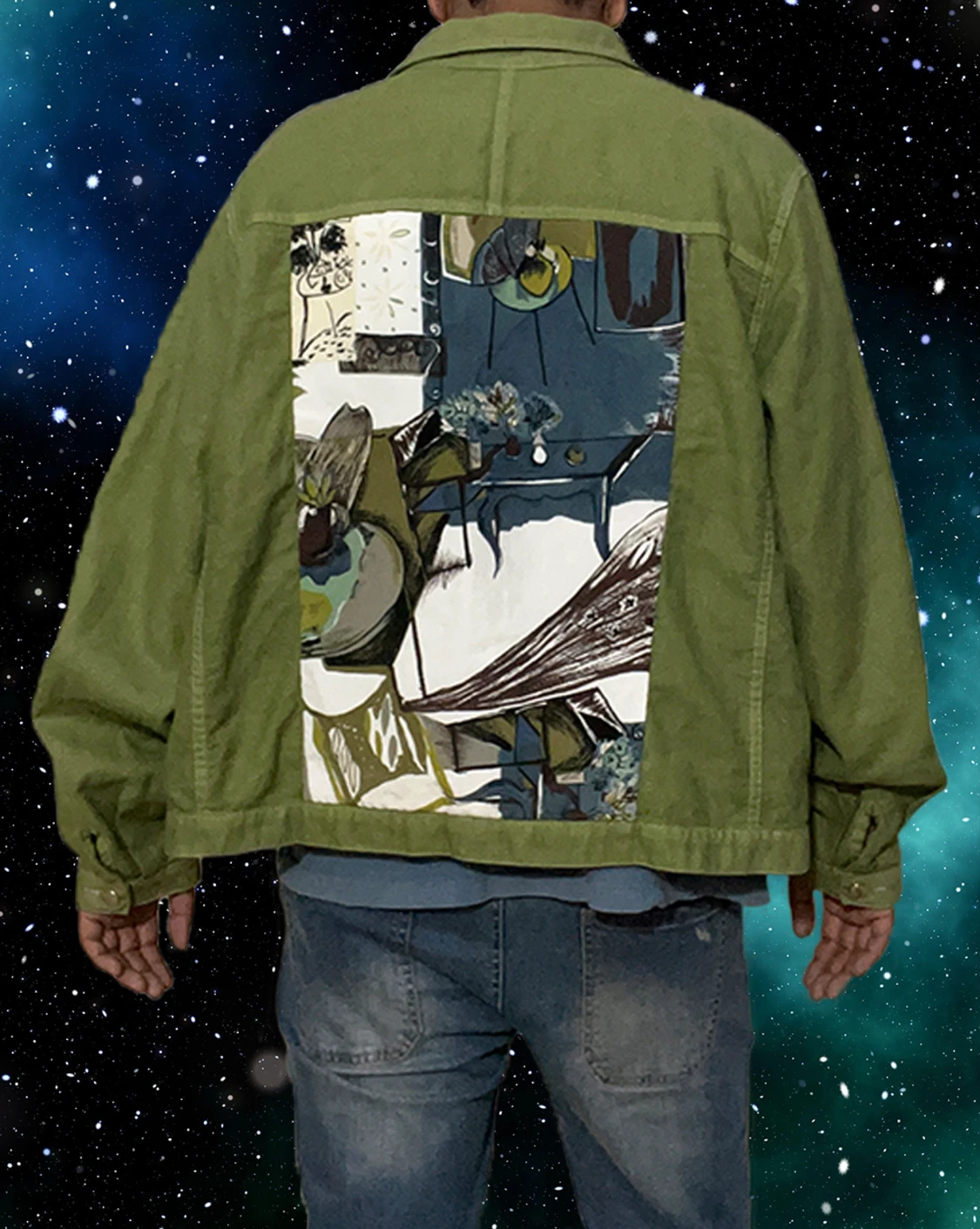 1/1 upcycled jacket - 90