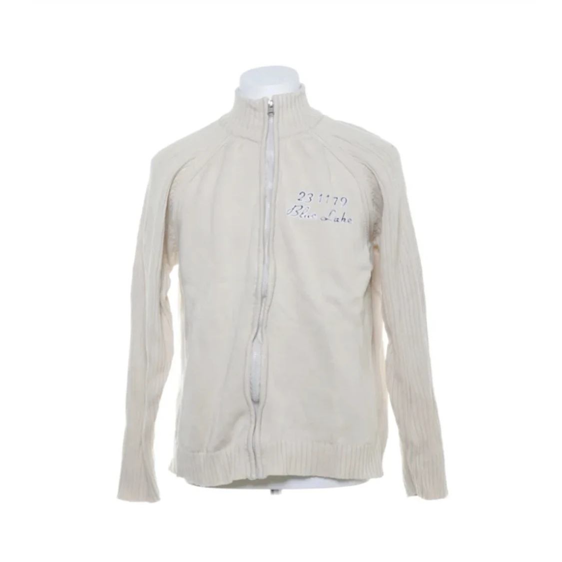 Beige stickad tröja