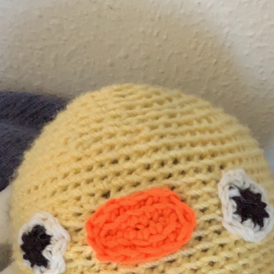 Söt Virkad kycklingmössa 🐣  - 90
