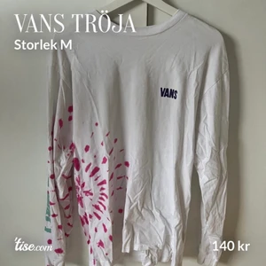 Vans tröja - Skitsnygg tröja ifrån Vans med coolt tryck, storlek M. 140:-