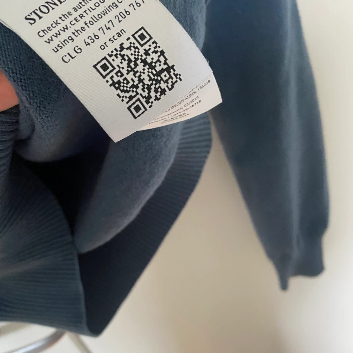 Stickad stone island tröja  - 90