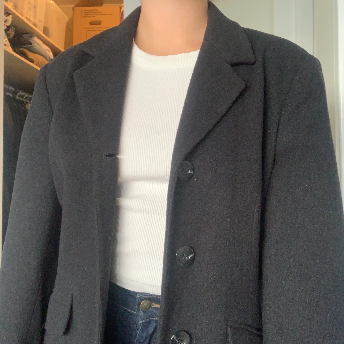Mörkgrå kappa - 91