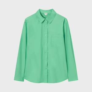 Twist & Tango Peyton Shirt - Twist & Tango Peyton Shirt i färgen Pale Emerald och i storlek M. Den är stor i storleken och ganska lång om man är kort som mig. Modellen är som en herrskjorta.