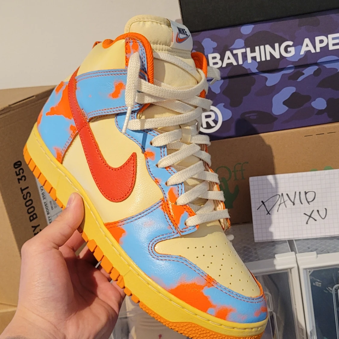 Nike dunk 85' acid wash orange