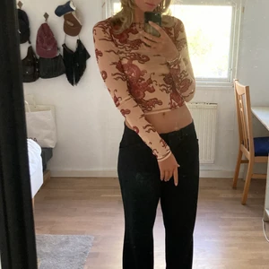 Mesh tröja - En mesh tröja från Urban Outfitters. Drakmönster