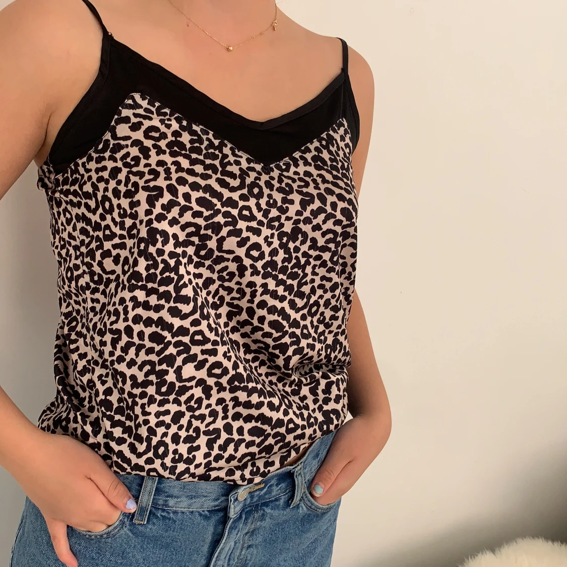 Leopard print top in size XS