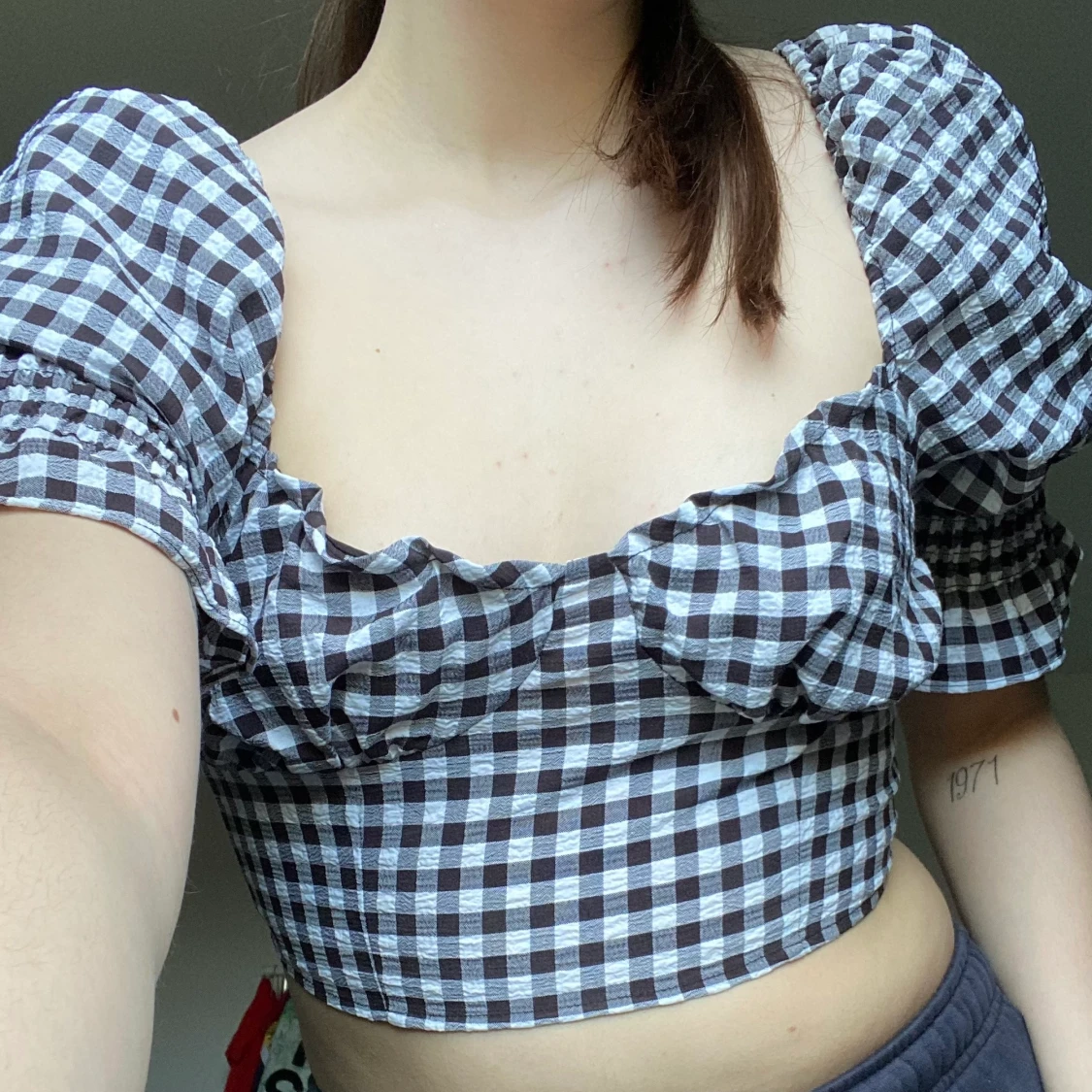 Rutig topp från H&M - 90