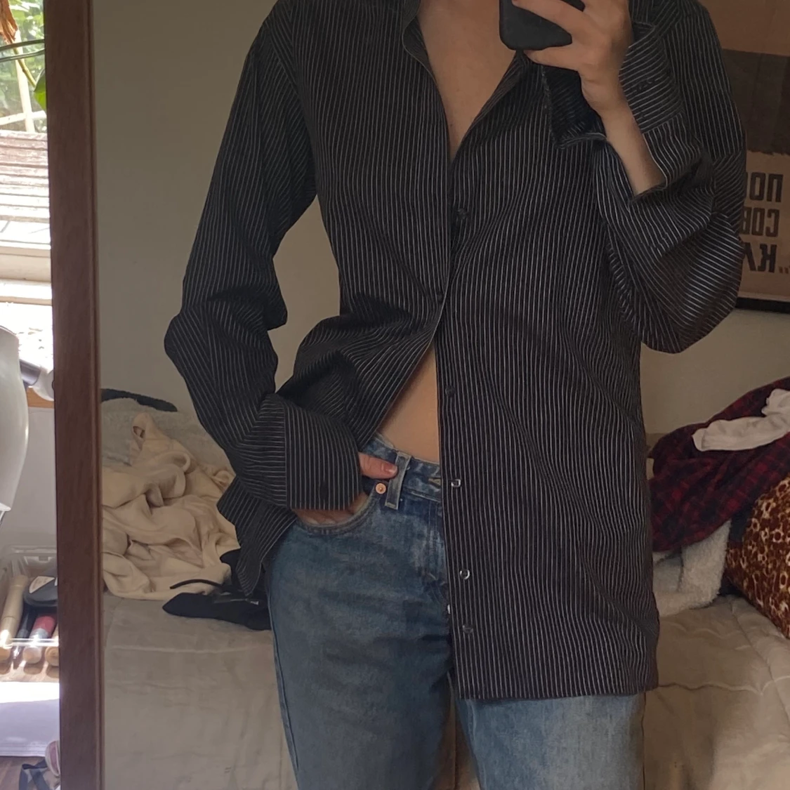 Randig skjorta  - 90