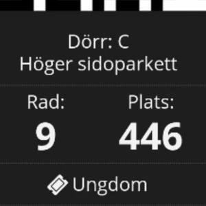 SÅ SOM I HIMLEN BILJETTER - Hej jag säljer mina två ungdomsbiljetter till så som i himlen på Malmö opera då jag har ett evenemang det datumet! 350kr styck, höger parkett