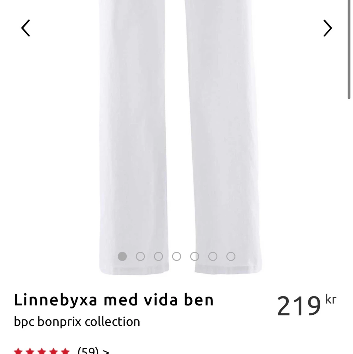 BONPRIX LINNEBYXOR 36/38 - 91