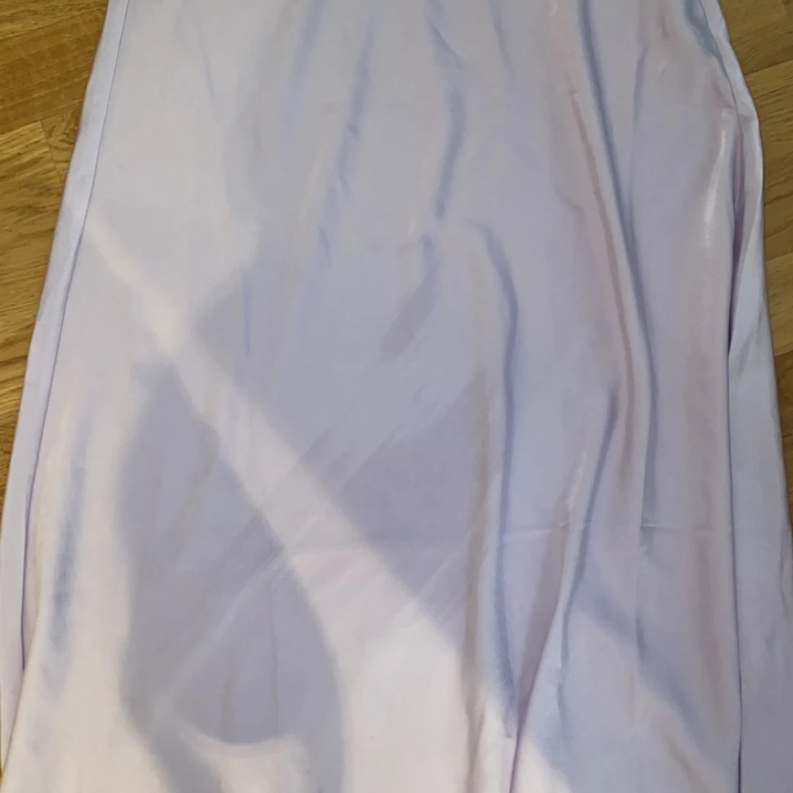 Lila satin kjol  - 91