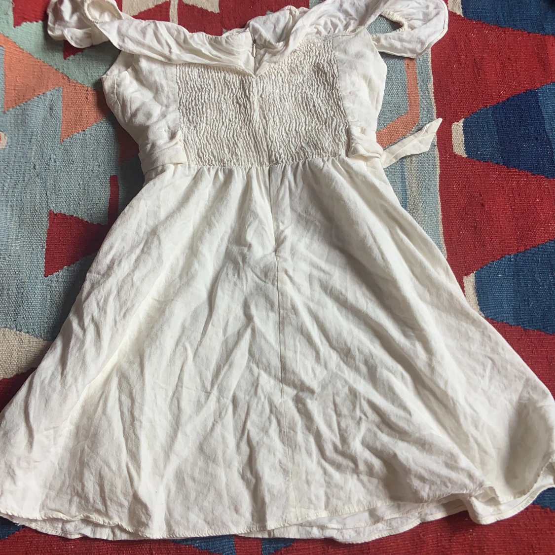 Vit sommarklänning - 90