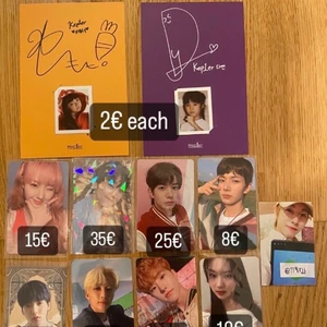 Kpop pcs  - 1€ motsvarar 10kr 