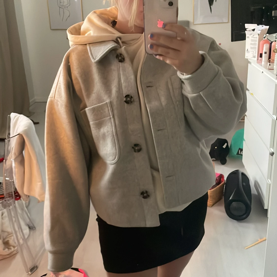 Nakd oversized jacka, strl 38