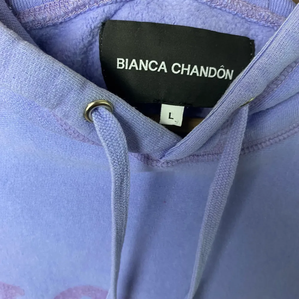 Säljer denna sjuka Bianca Chandon Lover Hoodien i storlek Large. Förmodligen den mest sällsynta färgen, skicket är mycket bra! För fler frågor eller bilder skriv privat!. Hoodies.