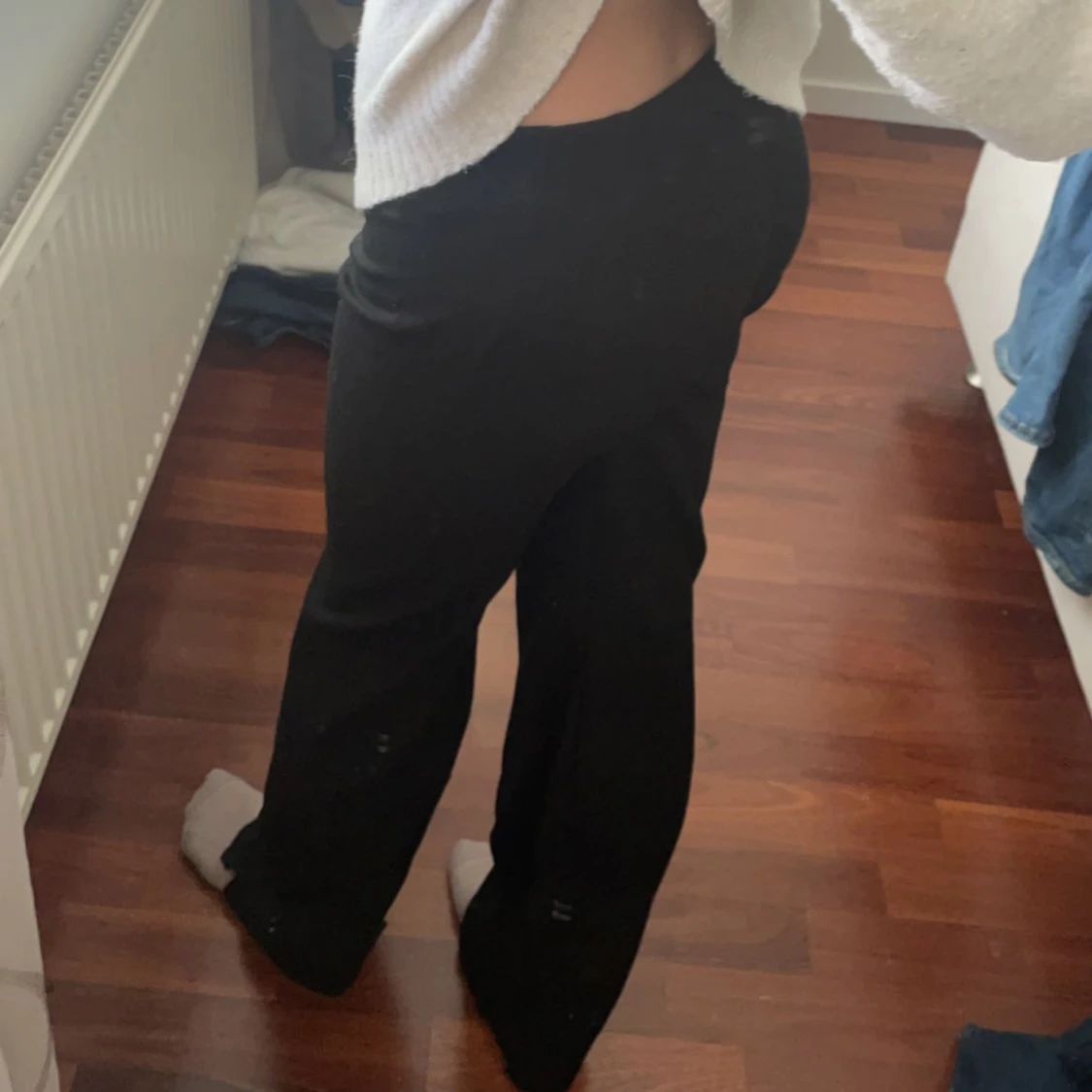 Lågmidjade kostymbyxor