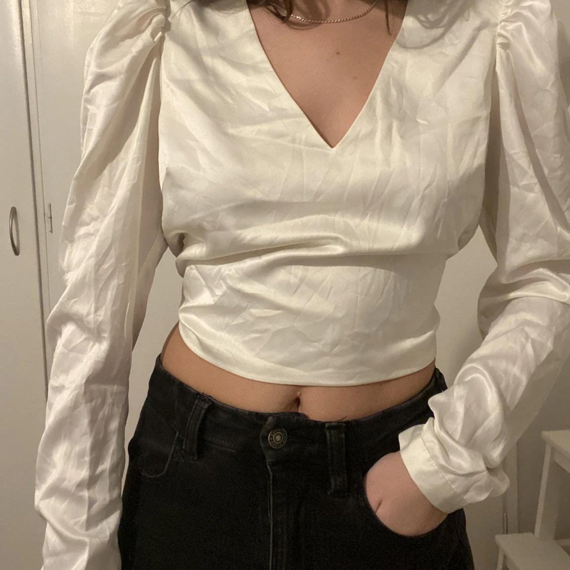 Långärmad blus från XLE - 90