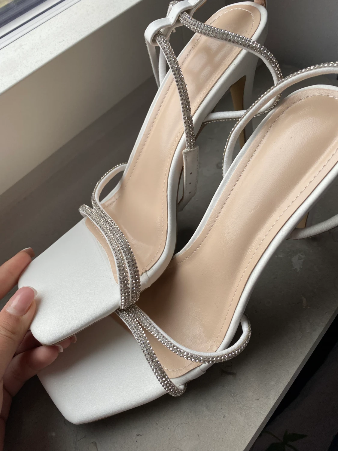 Vita klackskor  - 90