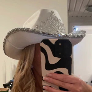 Cowboyhatt  - Endast använd 1 kväll, och kommer nog inte komma till användning igen hos mig därav säljer jag den🤍
