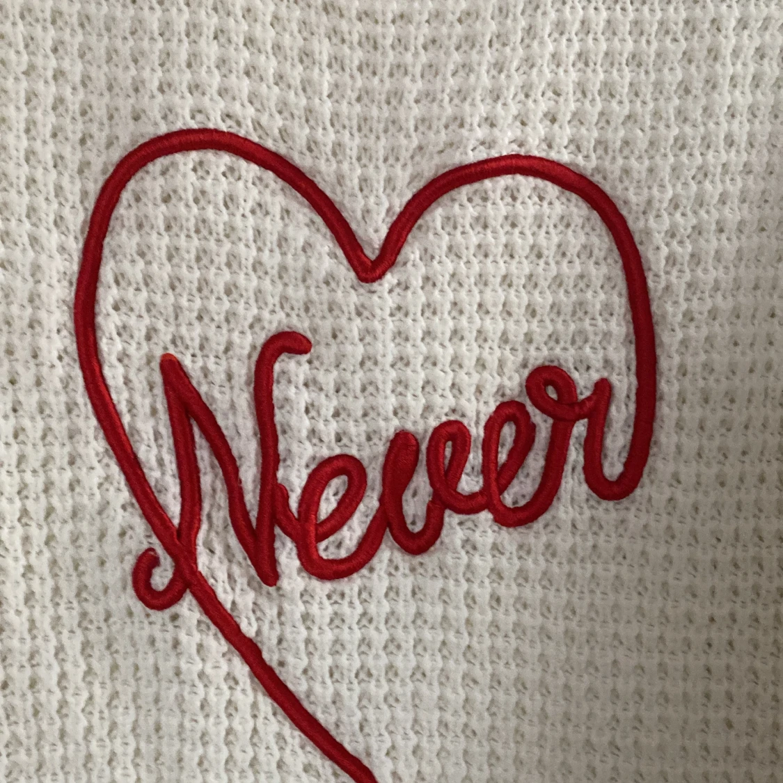 Vit stickad tröja från Newyorker - 90