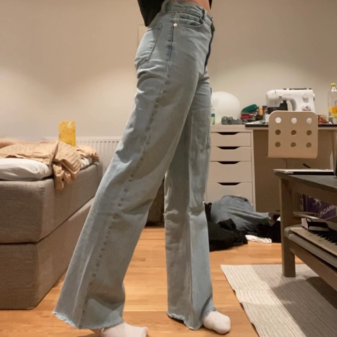 Ljusblå jeans från Zara - 90