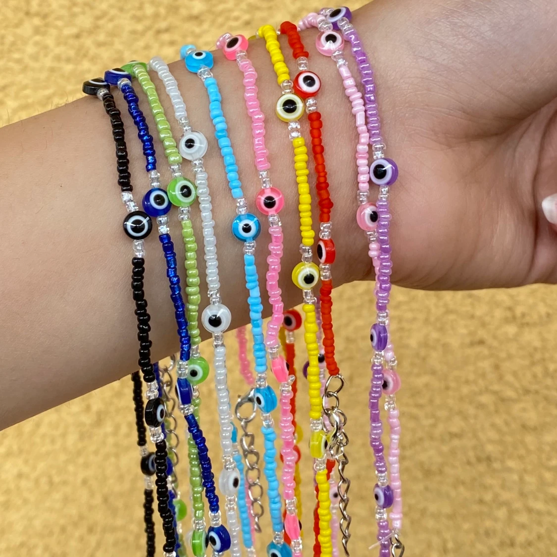 Hot pink Evil eye halsband 💓 - 90