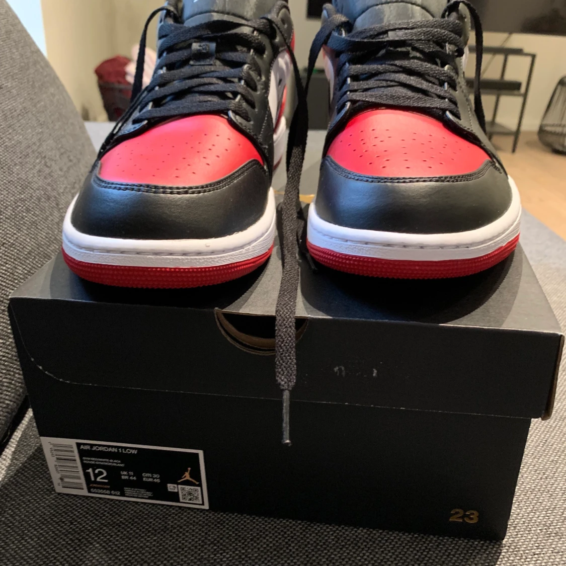 Nike Jordan 1 Low bred toe  - 91