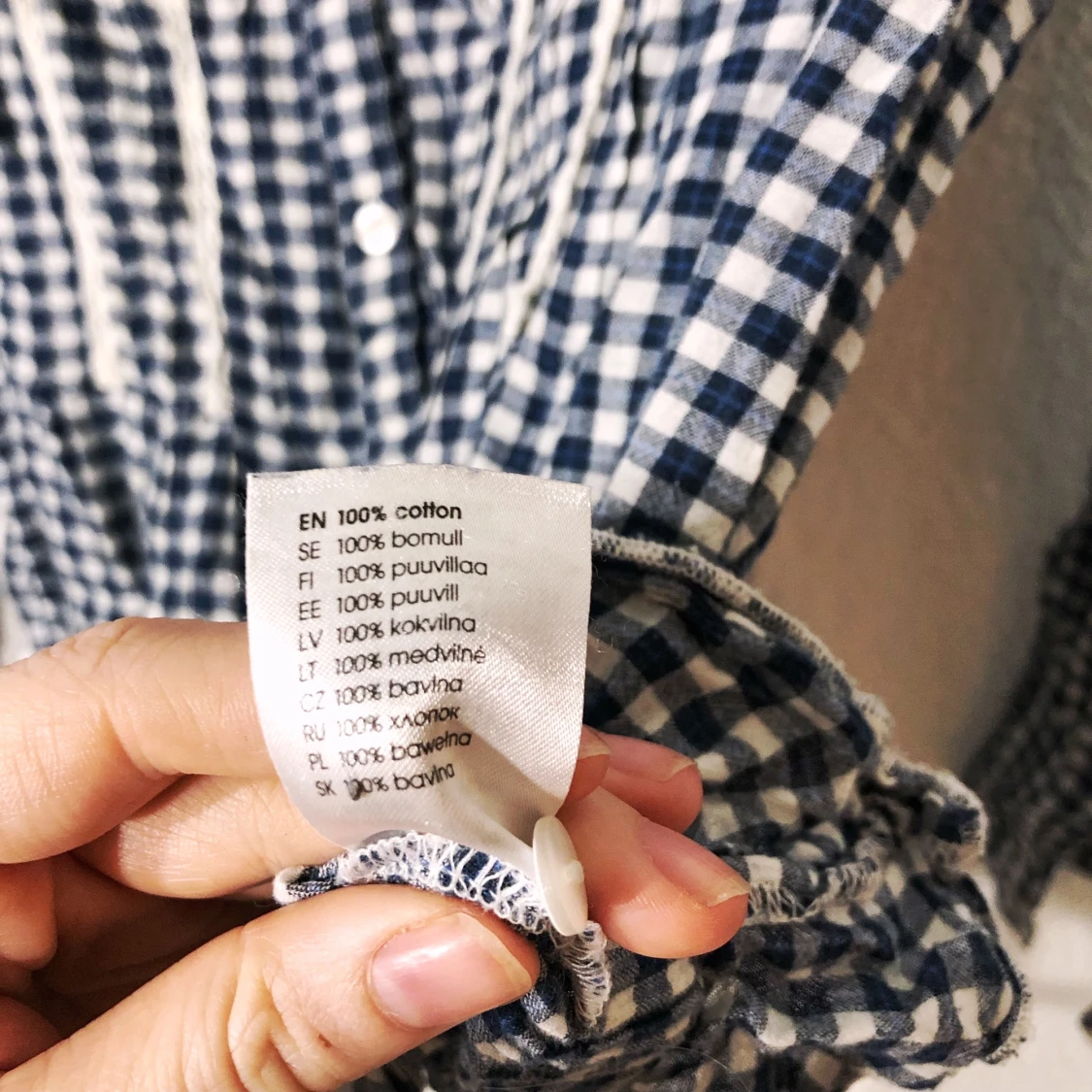 Blus / Lindex / Medium / Rutig - 91