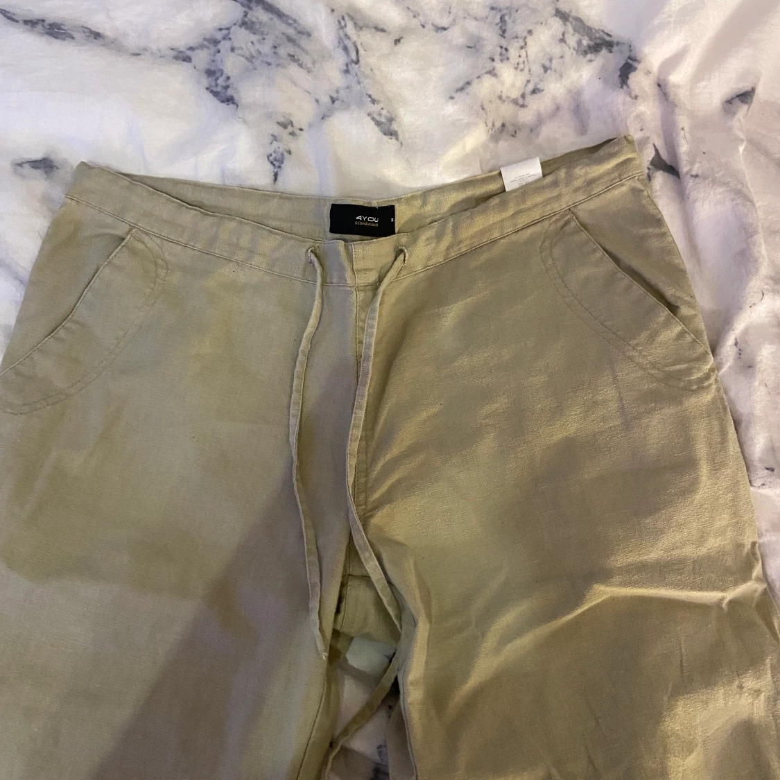 Lågmidjade byxor - 90