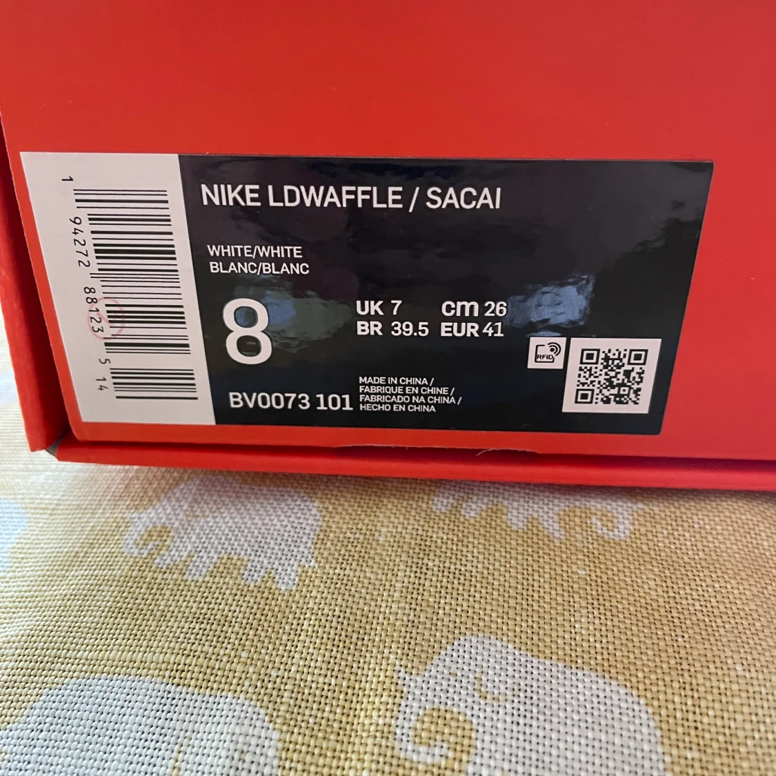 Nike Sacai / LDWAFFLE white nylon - 91