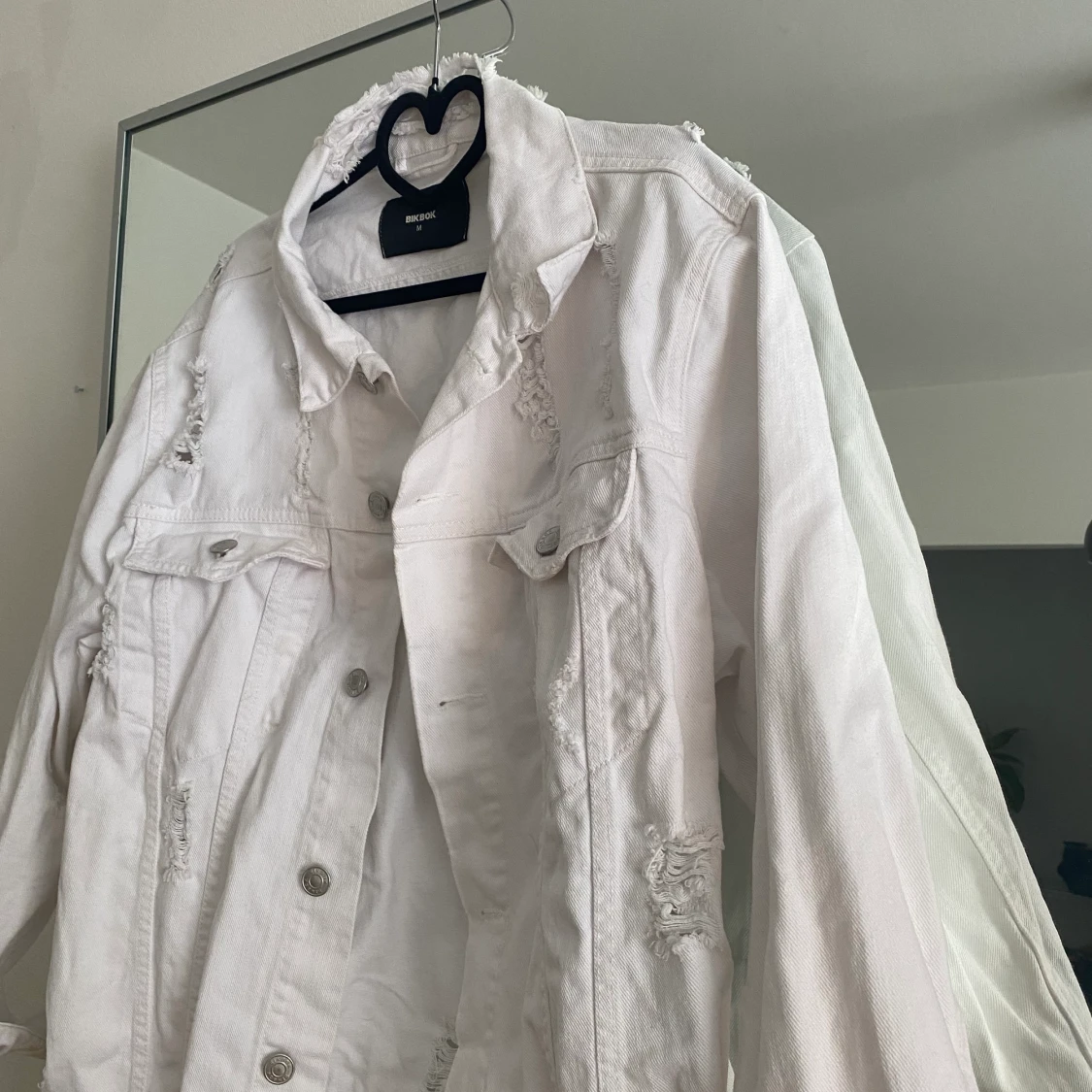 Vit Jeansjacka