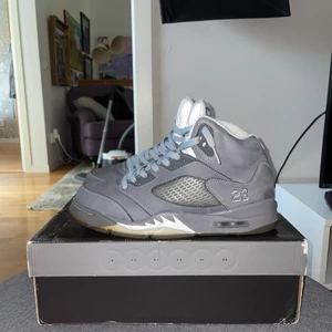 Jordan 5 wolf grey - Tja, säljer dessa Jordan 5 wolf grey Storlek 42  Skick 8/10  Pris 2400
