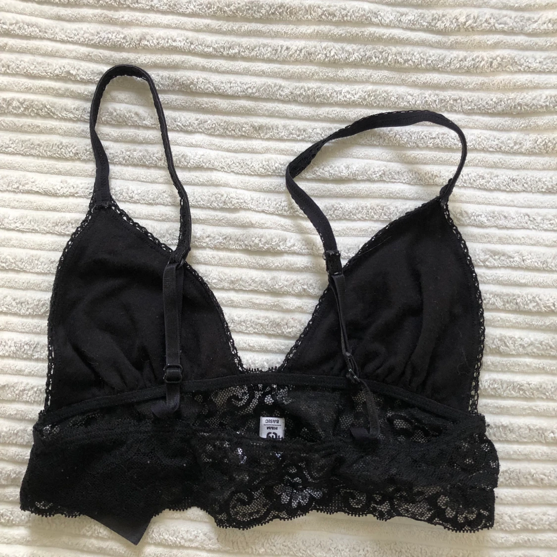 Svart Spetstopp  - 91