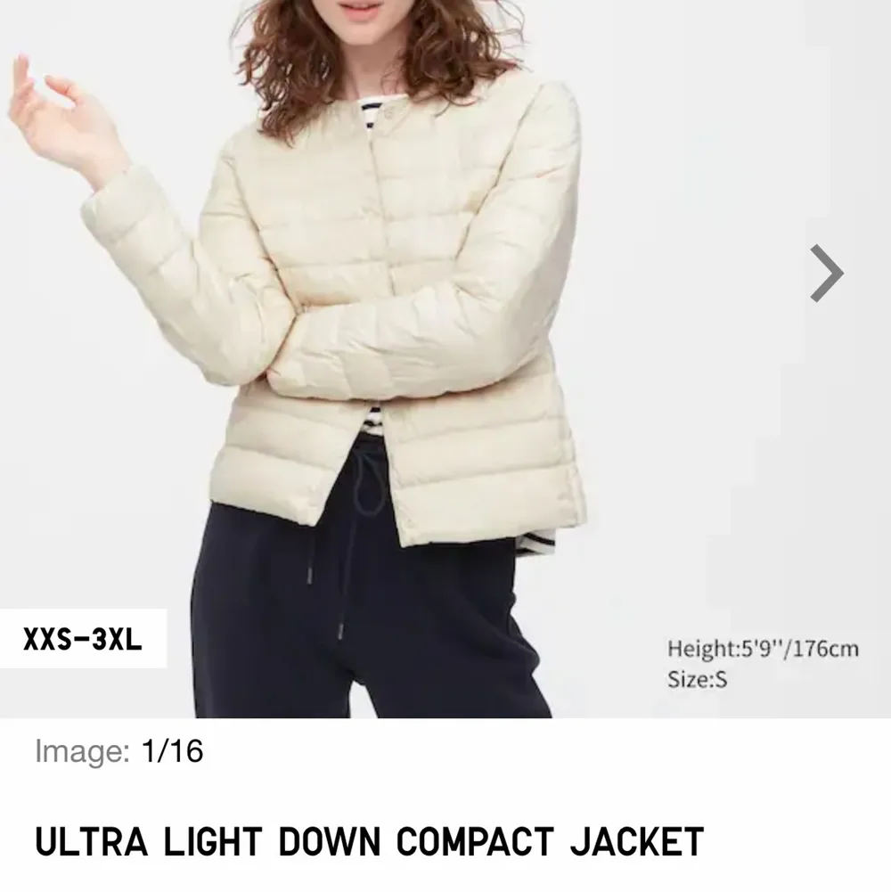 Säljer denna supersnygga jackan från uniqlo köpt för ungefär ett halvår sedan men knappt använd💕 Hör av er vid frågor!💘💘. Jackor.