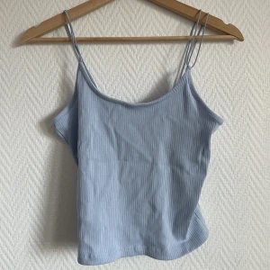 Blått linne - Super sött blått linne med dubbla Axelband  Fick den av min kompis och alldeles för stor för mig tyvärr 