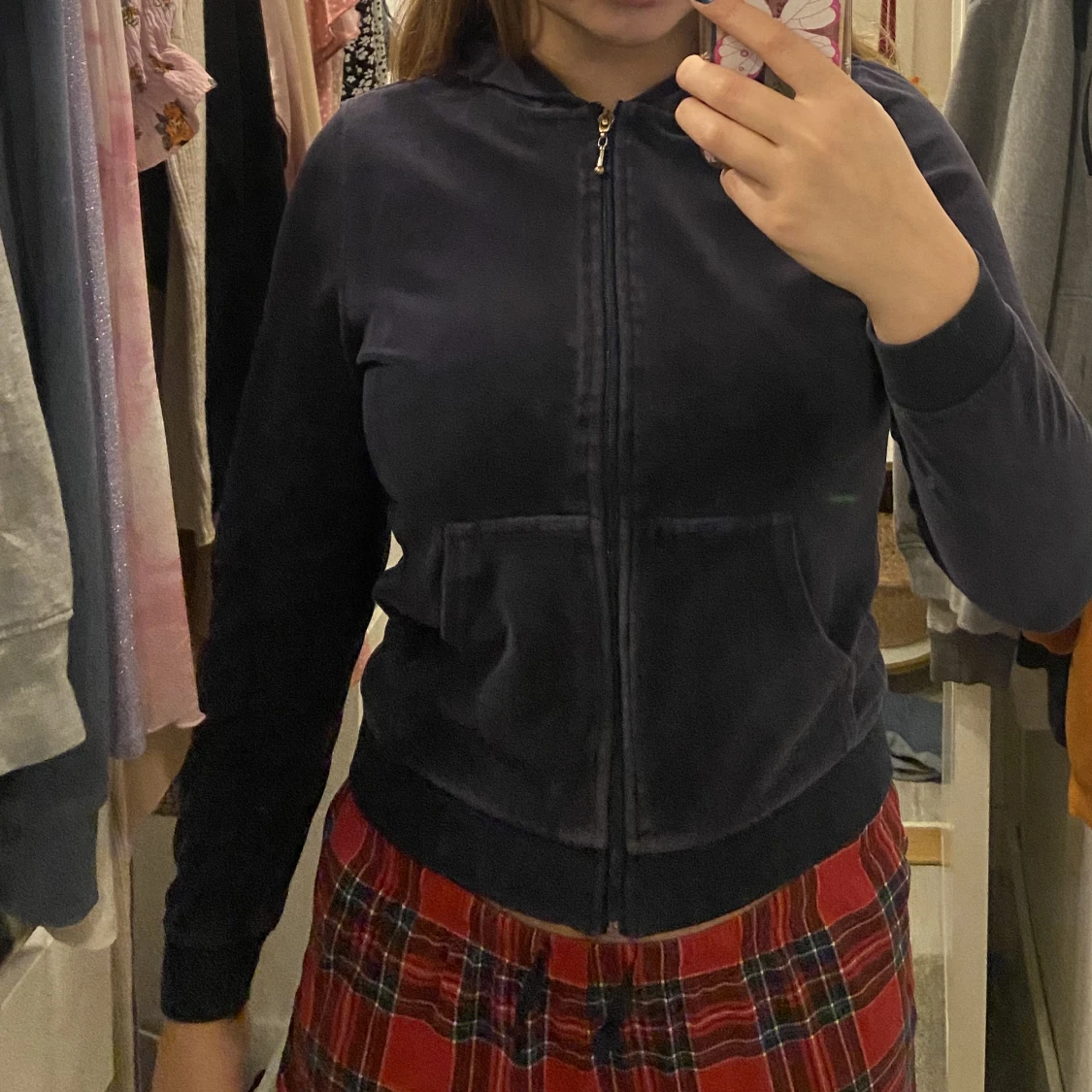 Blå kofta storlek M