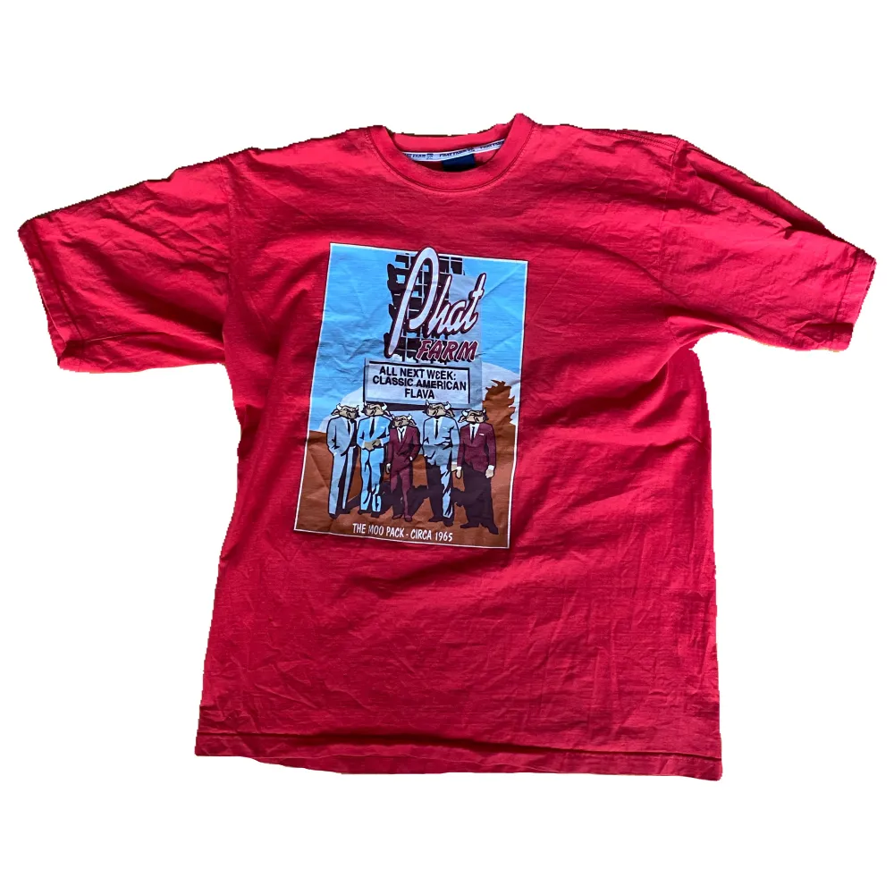 Vintage Phat Farm T-shirt från sent 90-tal - tidigt 00-tal i storlek L men sitter lite oversized. T-shirten är fläckfri och i bra skick. Vid fler frågor eller mått tveka inte att kontakta.. T-shirts.