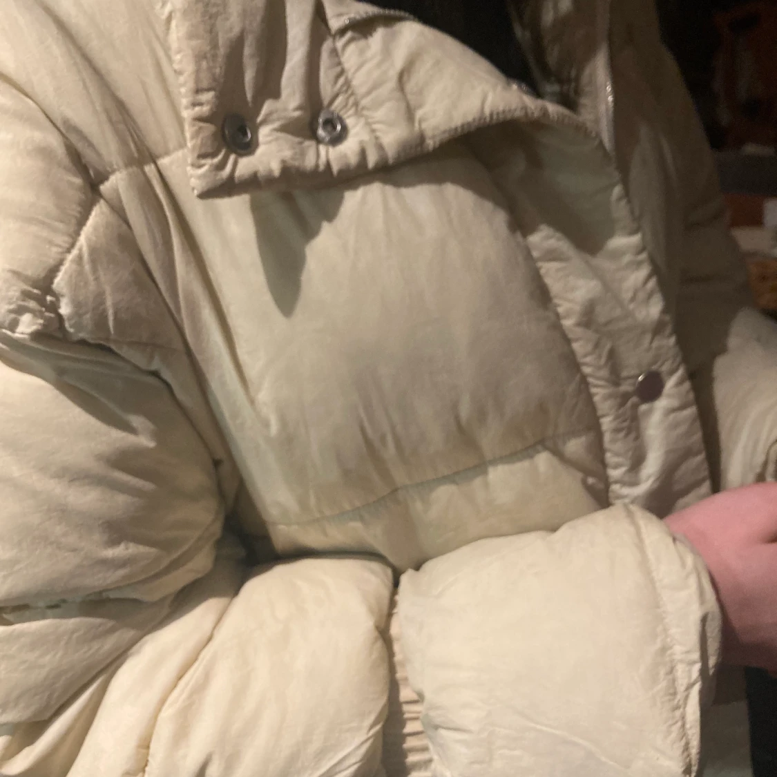 jätte fin beigh vinterjacka!!🤩 - 90