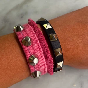 Ljusrosa jeans armband🌟 - Så snyggt rosa jeans armband🌟