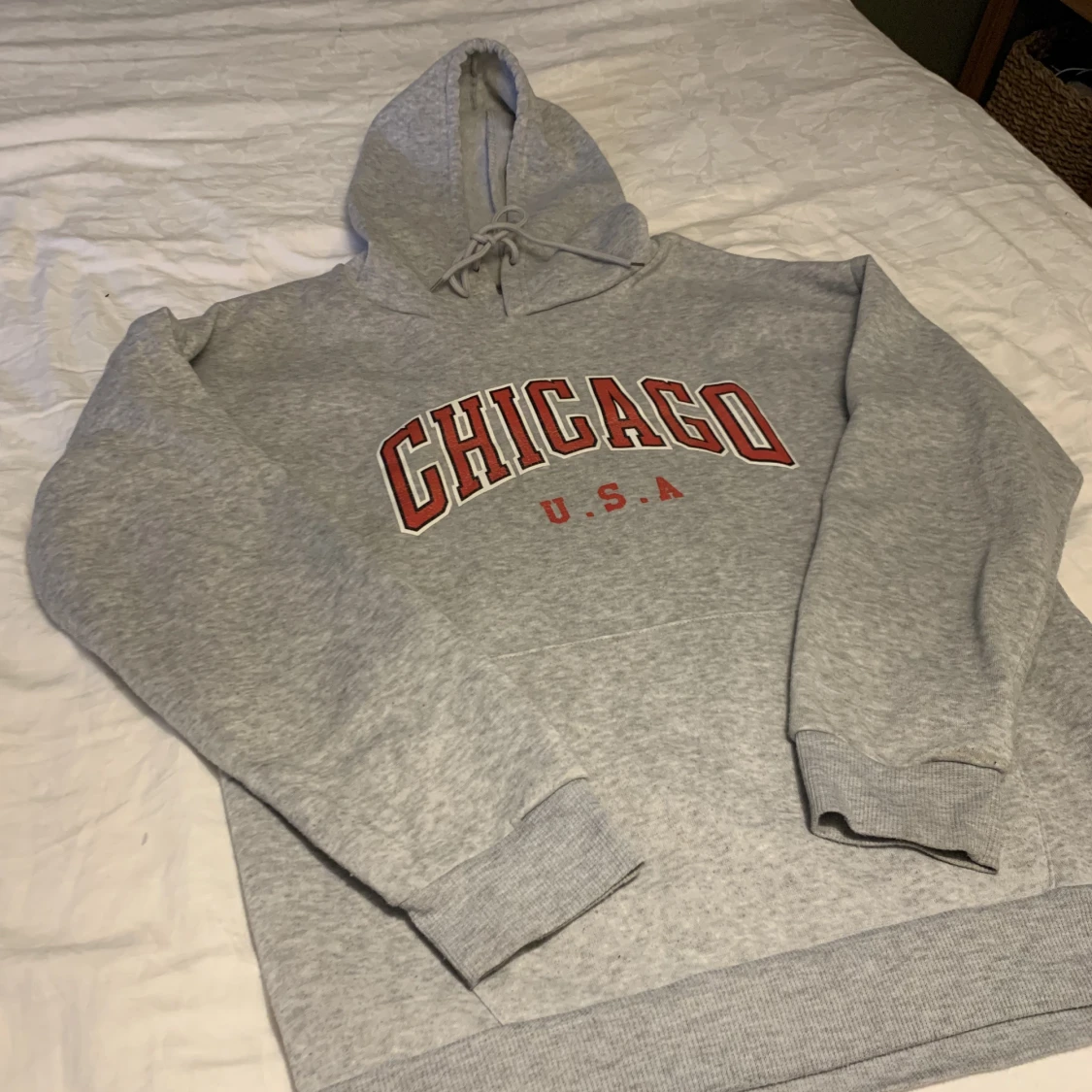 Hoodie med tryck - 90