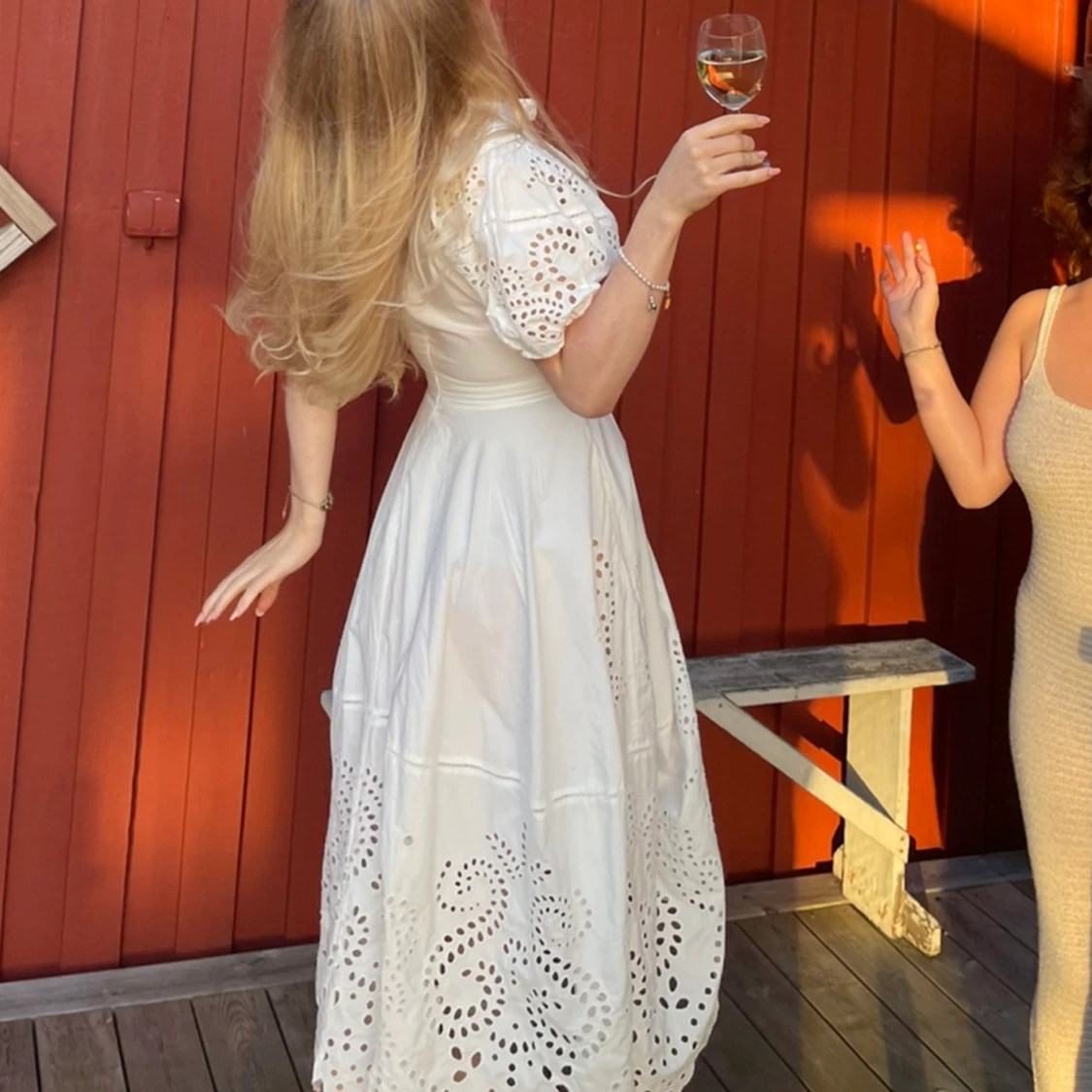 Vit poplinklänning limited edition - 91