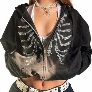 Skelett hoodie - Snygg hoodie som knappt är använd💗