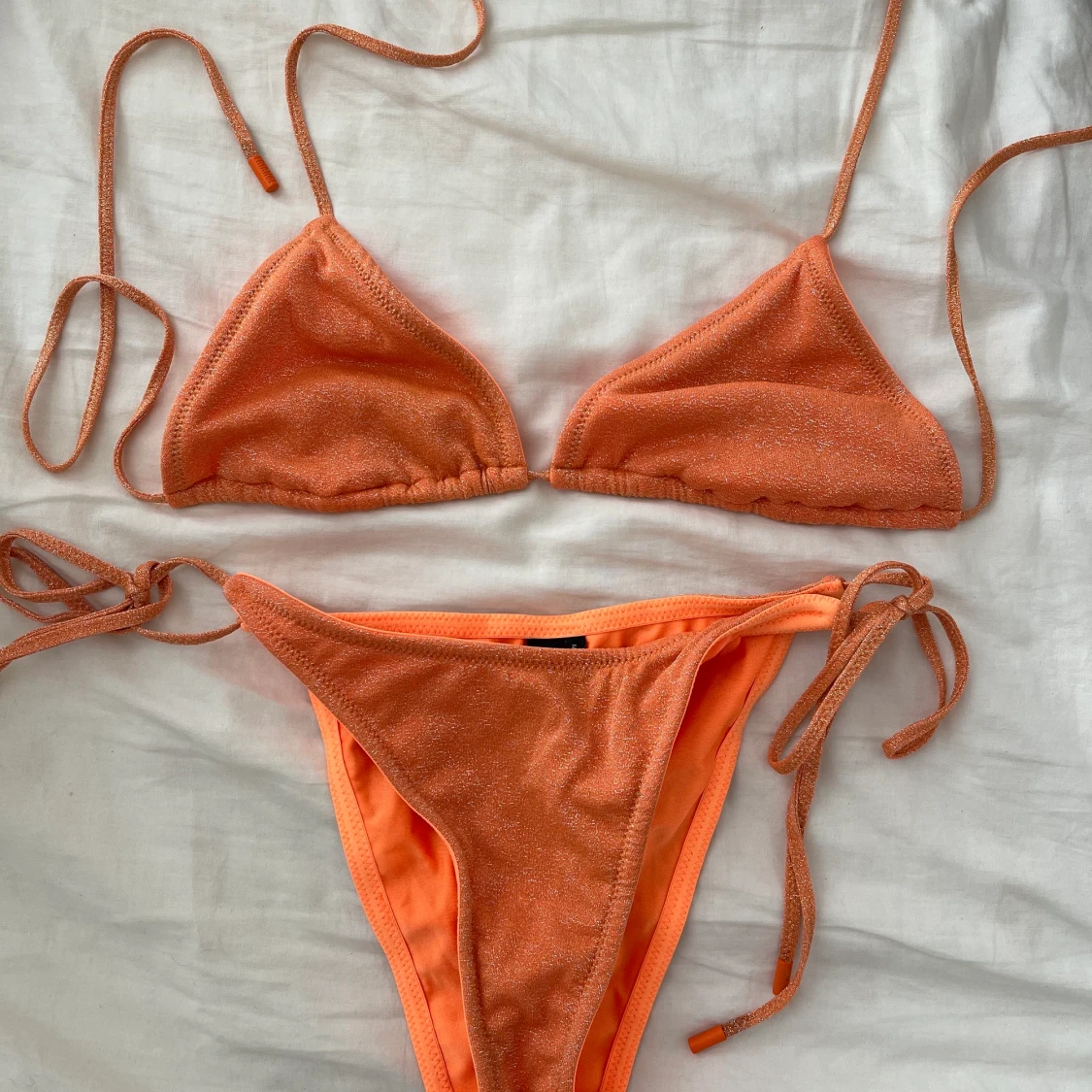 Orange bikini triangle - 91